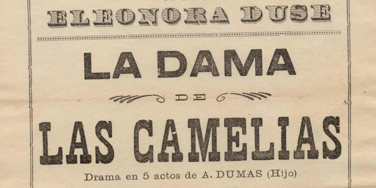 La dama de las camelias Teatro Colon, 21 settembre 1907 Locandina