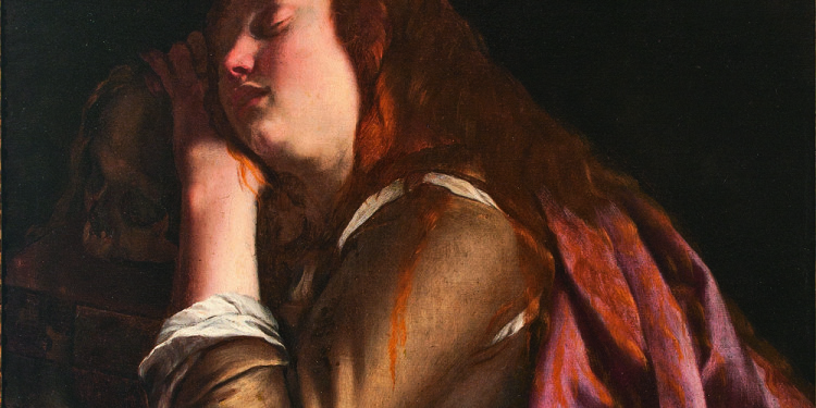 Artemisia Gentileschi Maddalena 1630 circa Olio su tela, cm 100 x 73 Sorrento, Museo Correale di Terranova, inv. 2925 © Foto Massimo Velo, Napoli