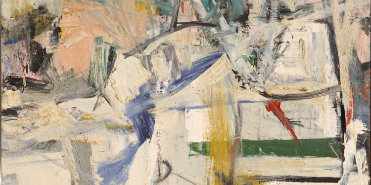 Willem de Kooning (American, born the Netherlands. 1904-1997) Easter Monday 1955-56 Oil and newspaper transfer on canvas 96 x 74" (243.8 x 188 cm) The Metropolitan Museum of Art, New York. Rogers Fund © 2011 The Willem de Kooning Foundation/Artists Rights Society (ARS), New York