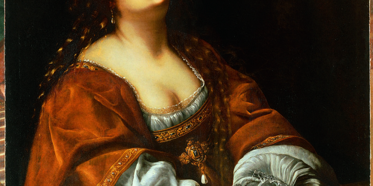 Artemisia Gentileschi Maddalena 1630 circa Olio su tela, cm 100 x 96 Collezione privata, courtesy Marco Voena, Londra-Milano © Manusardi Art Photo Studio, Milano