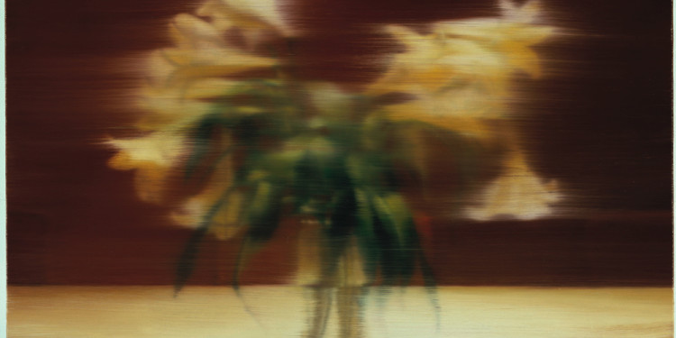 © Gerhard Richter, 2012, Lis [Lilien] 2000 Huile sur toile 68 × 80 cm Ottawa, National Gallery of Canada. Acquis en 2002