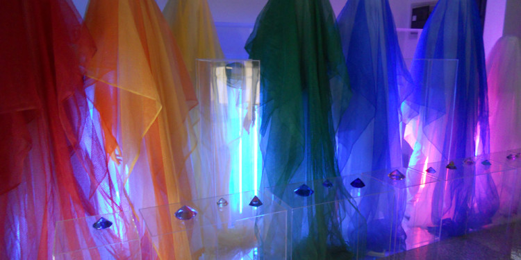Installazione Human Rainbow di Vincenzo Ceccato-RO.MI.-6.7.2012