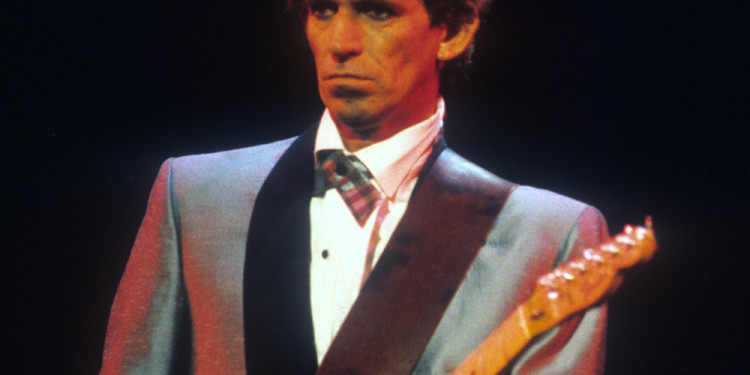 Chuck Berry Hail! Hail! Rock ‘n’ Roll. 1987. USA. Directed by Taylor Hackford. Pictured: Keith Richards. Courtesy Ken Regan/Universal Pictures.