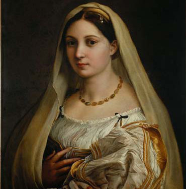 Raphaël, Portrait de femme, dit La Velata. 1512-1518. Huile sur toile. 82 x 60,5 cm. Florence, Palazzo Pitti, Galleria Palatina © Scala, Florence