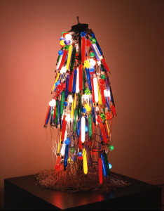 Gutai: Splendid Playground Tanaka Atsuko Electric Dress, 1956 (refabricated 1986) Synthetic paint on incandescent lightbulbs, electric cords, and control console, approximately 165 × 80 × 80 cm Takamatsu City Museum of Art, Japan