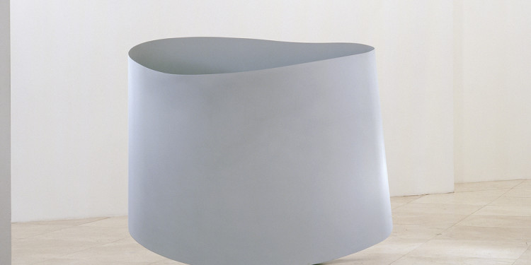 IN-KYUM KIM, Space-Less, 2009, Primer Surface Coating on Stainless Steel, 120x146x17cm
